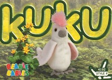 Kuku the Cockatoo 100 1999 Ty Beanie Babies III Non sport