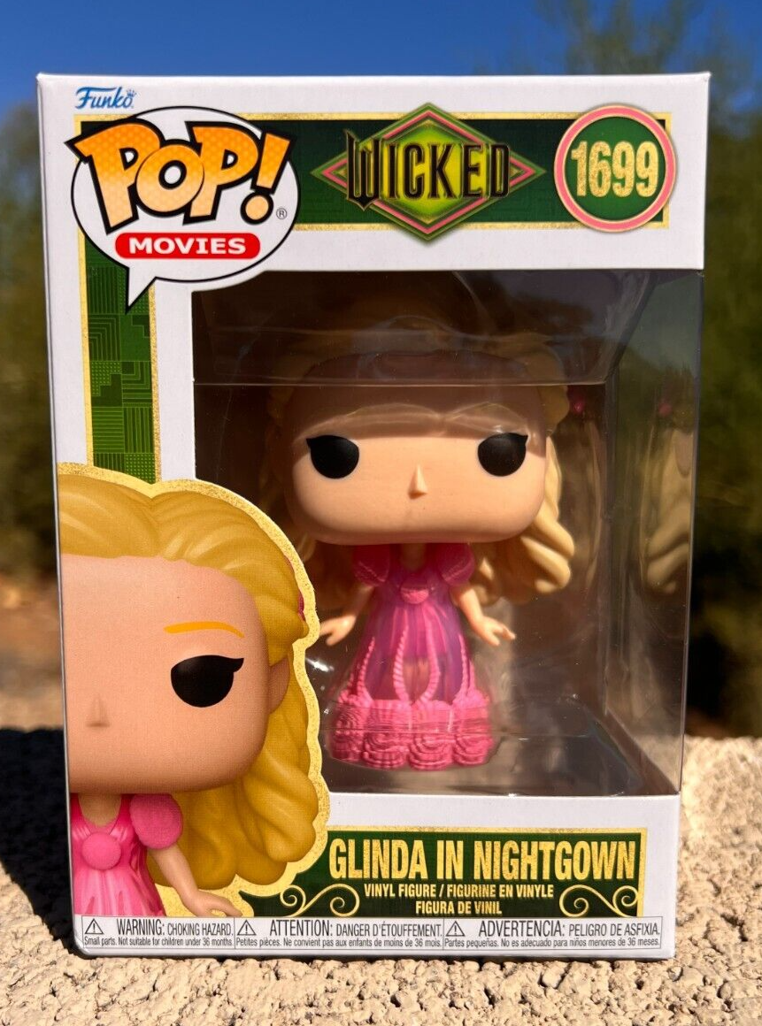 Funko Pop! Movies: Wicked - Glinda in Nightgown (#1699, NEW Funko Pop! Movies: Wicked - Glinda in Nightgown (#1699, NEW
