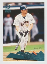 PHIL NEVIN Padres 2000 Pacific Omega PLATINUM #124 SP Parallel #40/55 SSP /55