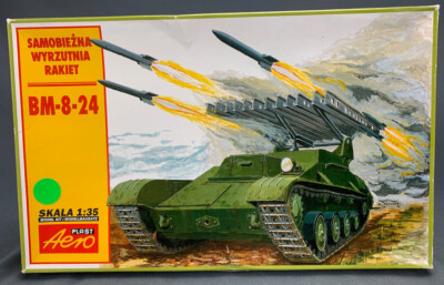 1/35 Scale AreoPlast 202 BM-24 Self-propelled Missile Launcher Kit PM0211