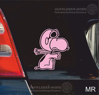 2x Aufkleber Snoopy Baron, 7x6cm (Einer) , Links Und Rechts, Sticker
