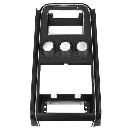 Center Dash Trim Black w/Gauge Openings 1971-1973 Mustang