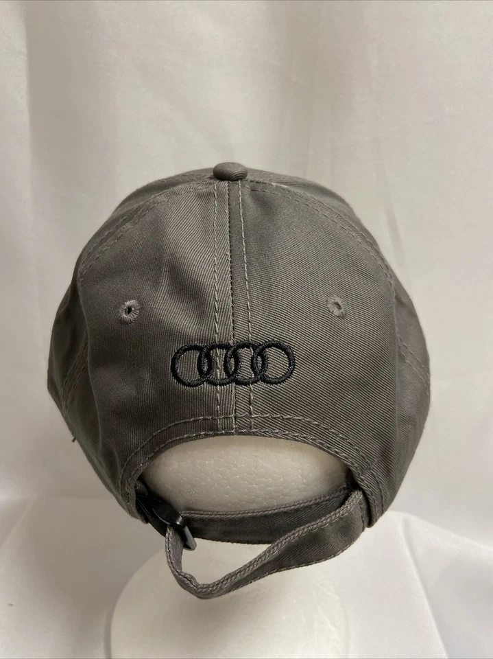Audi A4 Embroidered Gray Strapback Baseball Cap Hat New - Image 2 of 4