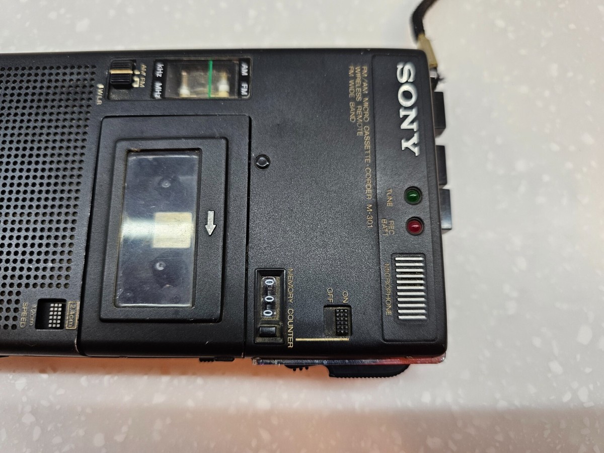 SONY M-301 Micro Cassette Corder | eBay