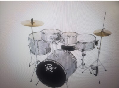 Rogue D0518BK Black Steel Drum with Accessories - 5 Pieces