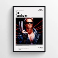 The Terminator Movie Poster Print, Wall Art - Unframed