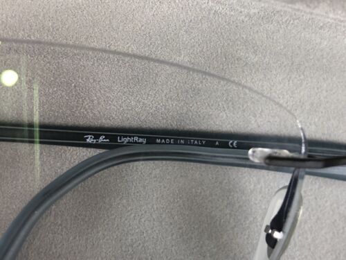 Marco de gafas Ray-Ban RB8725 1028 LightRay sin montura solo Italia 54-17-140 gris - Imagen 7 de 11