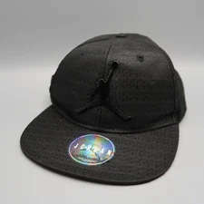 Youth Nike Air Jordan Jumpman Snapback Cap Allover Print Black