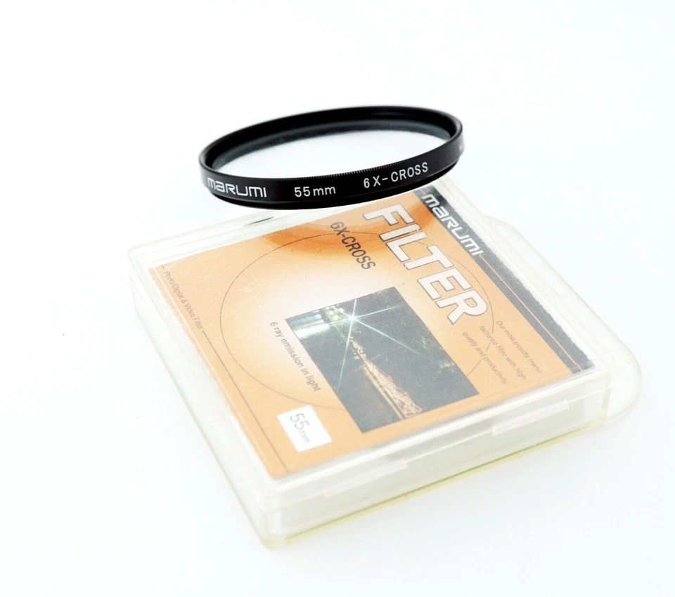 MARUMI cross filter 55mm 6X cross 55mm cloth effect 6 ray emission in light - Image 2 of 4