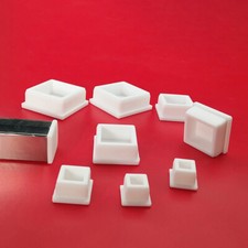 Rubber Square Tube Blanking End Cap Caps Pipe Inserts Plug Bung Table Chair Legs