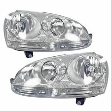 COPPIA FARI FANALI ANTERIORI DESTRO + SINISTRO VW GOLF 5 V 2003-2008 PARABOLA CR
