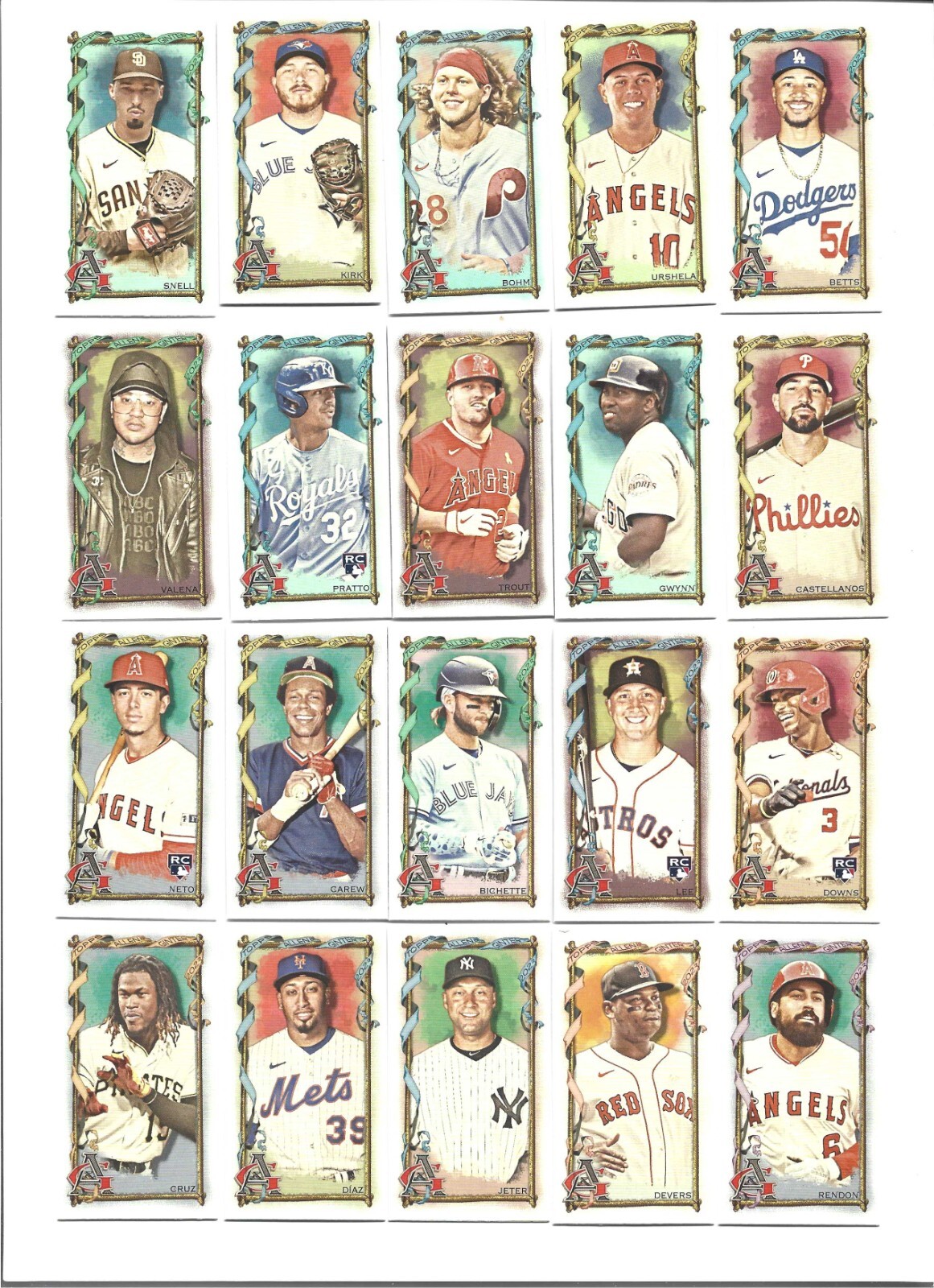 2023 Topps Allen & Ginter Mini A&G Backs Singles - You Pick