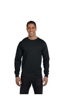 Hanes Men's 5.2 oz. ComfortSoft  Cotton Long-Sleeve T-Shirt - 5286