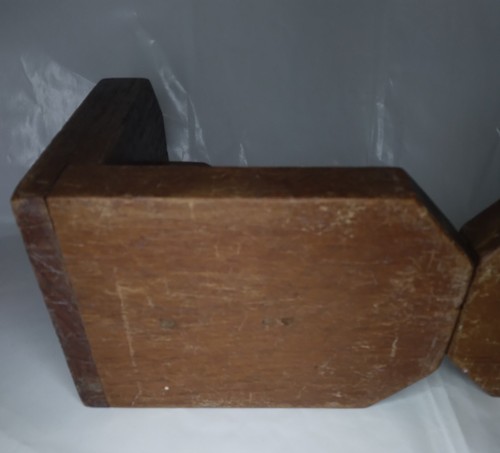 Masonic Wooden Hand Crafted Marquetry Bookends Bedford Lodge 925 HH Cropper - Picture 8 of 11