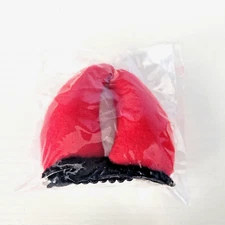 Red Devil Horn Hair Clips