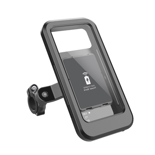 Waterproof Cellphone Support USB Charging 15W Wireless Charger for Electric Bike - Photo 3 sur 12