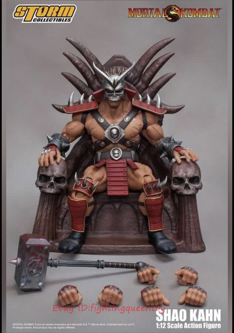 Boneco Action Figure Shao Kahn Mortal Kombat