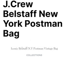 Belstaff 1930s New York Postman's-PROTOTYPE-Postino-Bag-Borsa-Tracolla-Messenger
