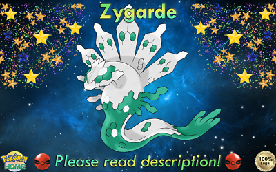 Legendary Pokemon Zygarde Shiny