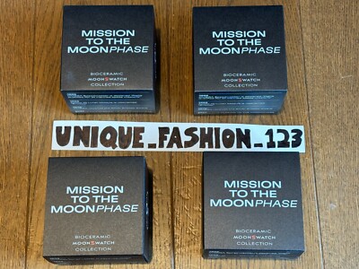 Swatch x Omega Moonswatch Mission To The Moonphase - Snoopy Black White New Moon