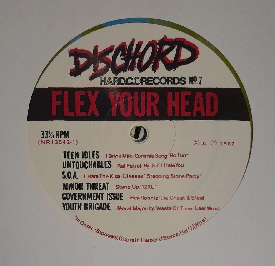 v/a FLEX YOUR HEAD LP LIM REISSUE Yellow Vinyl + Poster | 2008 Dischord HC PUNK - Bild 3 von 3