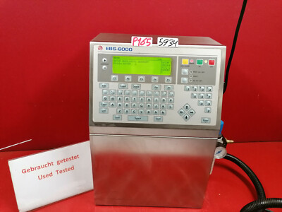 EBS-6000 Ink Jet Systems Used Tested