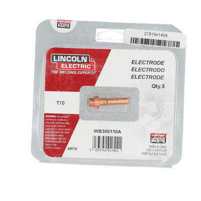 Lincoln Electric WB300110A  Electrode New NFP  (5pcs)