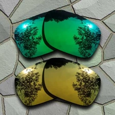 US Jade Green&Golden Polarized Lenses Replacement For-Oakley Holbrook Mix