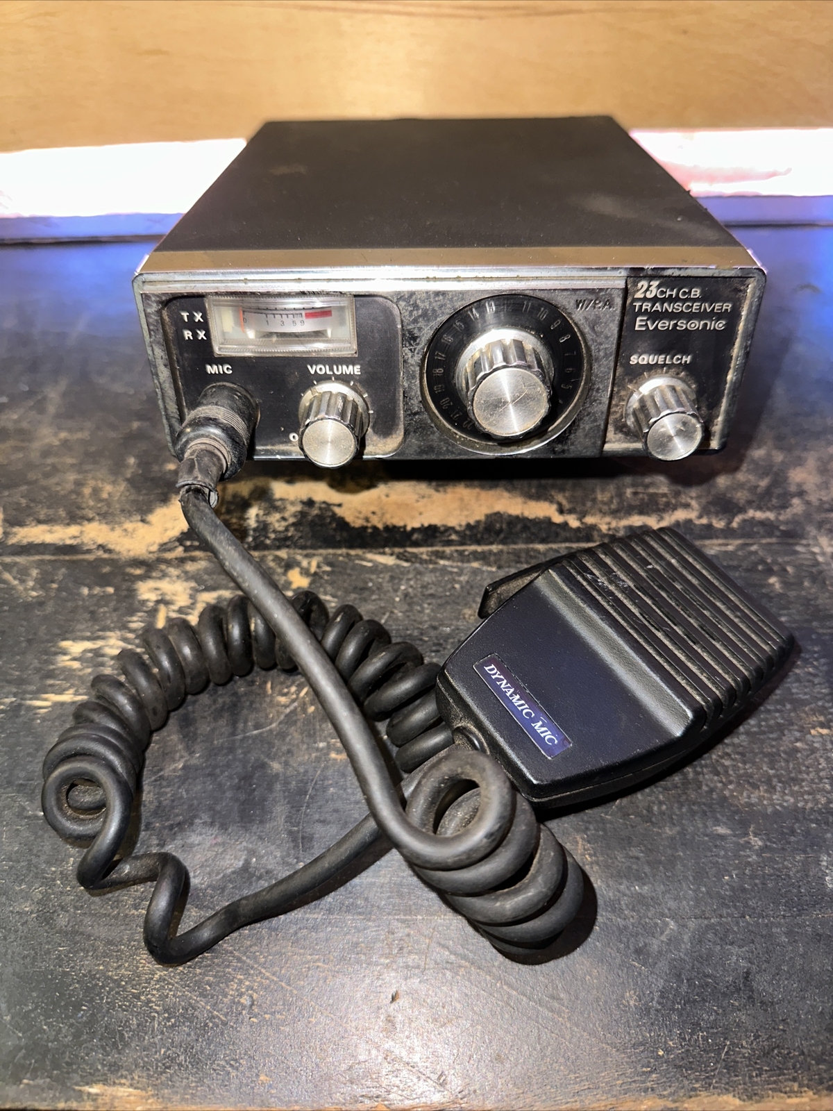 VINTAGE Eversonic CB RADIO 23 CHANNEL CB TRANSCEIVER Untested Unit. eBay