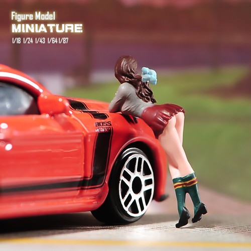1/18 1/24 1/43 1/64 1/87 Sexy Girl Miniature Model Scene Props Toys Ornaments - Picture 22 of 22