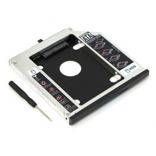 For Lenovo ThinkPad T510 T420 R500 12.7mm 2nd SATA HDD SSD Hard Drive Caddy Tray