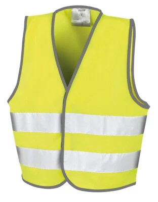 Result Core Junior Kids Hi Vis Safety Vest R200J - Childrens Polyester Waistcoat