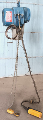 MANNESMANN DEMAG ELECTRIC HOIST 2-SPEED MODEL PK2NF 500 KG 460 VOLTS 3 PHASE
