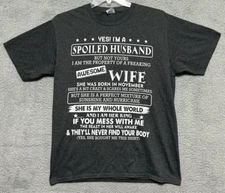 Yes I'm A Spoiled Husband Shirt From My Awesome Wife To Husband Love Him Funny