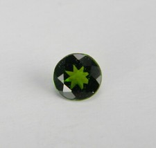 .275 Carats Natural Green Chrome Diopside Faceted Gemstone Round CDP10