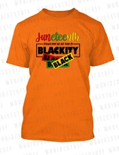 Mens Juneteenth Blackity Tee Shirt Black History Pro Club Shaka T Big & Tall Sm