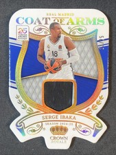 Serge Ibaka 2024-25 Crown Royale EuroLeague Coat of Arms Jersey Patch Gold #/25