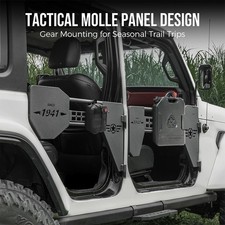 Heavy Duty Half Doors With Side View Mirrors For 2018-2026 Jeep Jl Jt Off-road