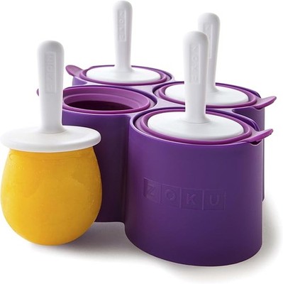 Zoku Silikon-Eisform 4er Set Lila