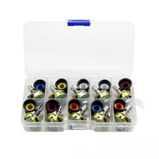 Linear Rotary Potentiometer Kit 10PCS 15mm Knurled Shaft for WH148 B1K 10K