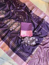Banarasi Soft Katan Silk Saree For Party And Wedding Wear With Rich Pallu