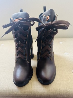 Prada Dark Brown Boots EU Size 36