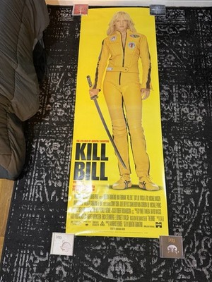 KILL BILL VOL 1 Rare 2003 promo door panel poster 26x75 