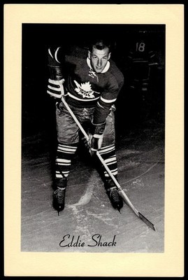 1944-64 Bee Hive Photos Group 2 Hockey #774 Eddie Shack Dark Background *Z1024