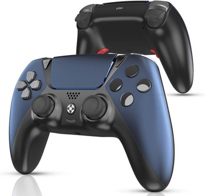 Multiplatform Wireless Controller Gamepad Turbo Programmable Back Buttons Blue