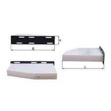 Innenraumfilter Pollenfilter für VW Jetta 3 1K2 4 162 7 BU3 Passat 365 | 244210