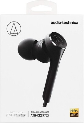 Audio-Technica ATH-CKS770X Solid Bass Hi-Res In-Ear Kopfhörer Aluminium