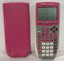 Texas Instruments TI-84 Plus C Silver Edition Graphing Calculator - Pink