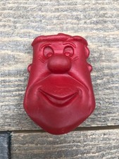 VINTAGE 1975 Post Fruity Pebbles Cereal Fred Flintstone Coin Purse Holder Red 7A