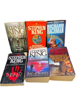 Lot Of 6 Stephen King 1st Edition PB Books